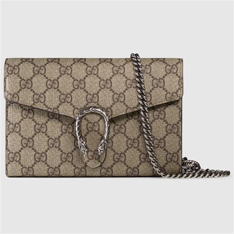 gucci beige gg dionysus wallet chain bag|gucci wallet on chain sale.